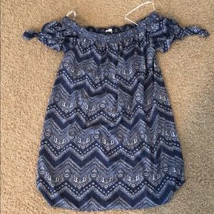 Off the shoulder dress